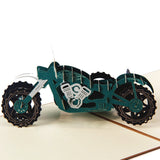 Motorcycle Pop up Card, 3D Greeting Card