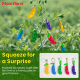 "Be Positive" Pea Pod Fidget Keychain, Pocket Hug | Anxiety & Stress Relief Toy