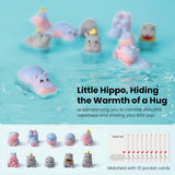 Happy Hippo Pocket Hug Set, 10 Pieces for a Set