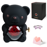 Mountova Teddy Bear with Preserved Flower