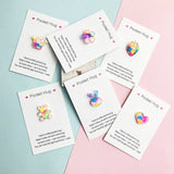 3D Resin Bead Colorful Pocket Hug, 6 Pieces for 1 Set