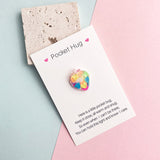 3D Resin Bead Colorful Pocket Hug, 6 Pieces for 1 Set