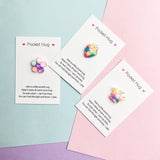 3D Resin Bead Colorful Pocket Hug, 6 Pieces for 1 Set