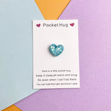 3D Resin Bead Heart Shape, Pocket Hug Set, 7 Pieces for 1 Set