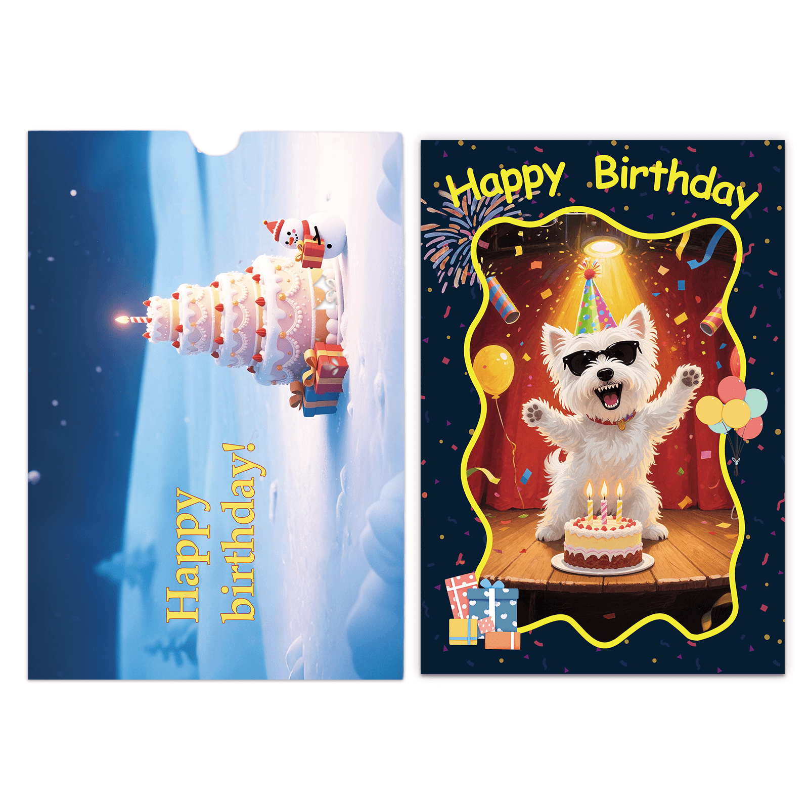 Christmas Thermochromic greeting card, Gift for Family
