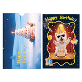 Christmas Thermochromic greeting card, Gift for Family