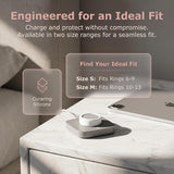 Oura5 Silicone Cover Accessories, Soft Lightweight Anti-Scratch Smart Ring Sleeve, Comfortable Protection Protector for Daily Use – S Fits US6-9, M Fits US10-13 Wearable Accessory, Everyday Styling