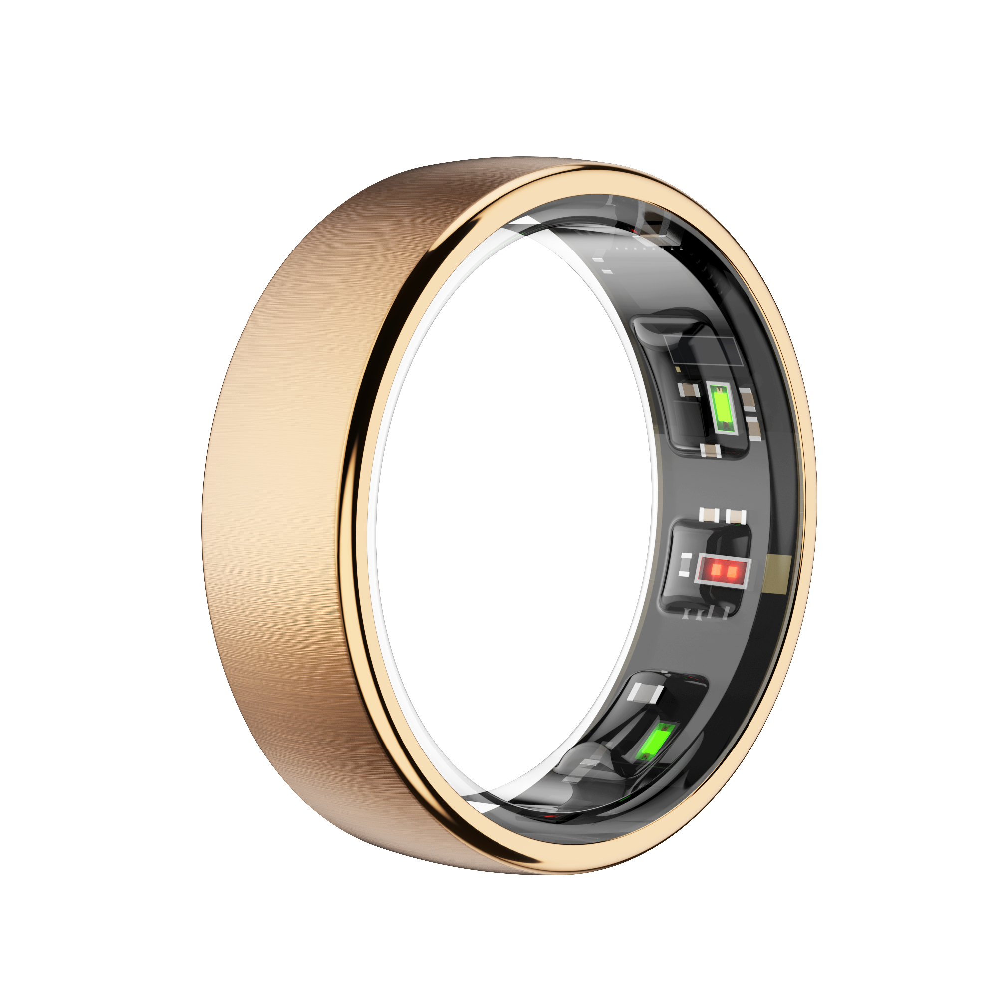 Smart Ring Dual Chip Health Monitoring Activity Tracker 5ATM Water Resistant Wireless Charging 24 7 Heart Rate Monitor Fitness Sports Daily Use Gift for Dad Men,R10