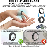 Oura5 Silicone Cover Accessories, Soft Lightweight Anti-Scratch Smart Ring Sleeve, Comfortable Protection Protector for Daily Use – S Fits US6-9, M Fits US10-13 Wearable Accessory, Everyday Styling
