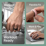Oura5 Silicone Cover Accessories, Soft Lightweight Anti-Scratch Smart Ring Sleeve, Comfortable Protection Protector for Daily Use – S Fits US6-9, M Fits US10-13 Wearable Accessory, Everyday Styling