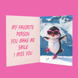 Funny Birthday Card，Funny Penguin Musical ＆ Shaking Card，Interactive Greeting Card with Envelope for Women，Girlfriend，Colleague，Bestie