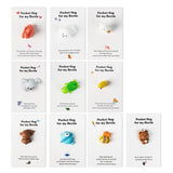 Besties Pocket Hug Set, 10 Lovely Animal with 10 Palm-Sized Cards