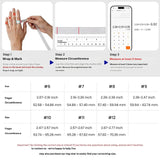 #6-#11 Pink White & Black Ceramic Smart Rings for Women & Men,Waterproof Wearable Fitness Trackers,Heart Rate,Stress & Cycle Monitor,Sleep Tracker, IP68 Waterproof,5-7 Day Battery, iOS & Android Compatible with Charging Case,Couple Gift