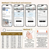#6-#11 Pink White & Black Ceramic Smart Rings for Women & Men,Waterproof Wearable Fitness Trackers,Heart Rate,Stress & Cycle Monitor,Sleep Tracker, IP68 Waterproof,5-7 Day Battery, iOS & Android Compatible with Charging Case,Couple Gift