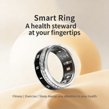 Unisex Colorblock Patchwork Design StainlessSteel Ring, Multifunctional Smart Ring, FashionAccessories for Men & Women, Wearable
