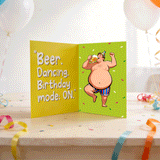 Funny pop-up Beer-Themed Birthday Cards - "Beer Day Instead of Birthday," fun and shaking cards, a hilarious gift for beer lovers, husbands, fathers, or friends