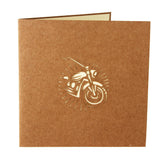 Motorcycle Pop up Card, 3D Greeting Card