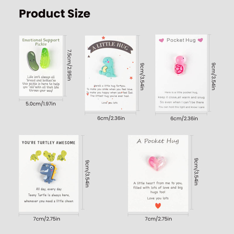 Cute Little Insect， Pocket Hug Set, 10 Pieces for 1 Set