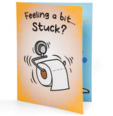 Funny Birthday  pop-up Card, Hilarious Birthday Cards for Men Women, Him - 3D Pop Up Constipation Gag Gifts for Husband, Dad - Rude Birthday Greeting Card with Envelope