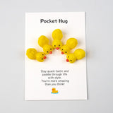 3D Resin Bead Duck, Pocket Hug Set, 35 Pieces for 1 set