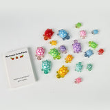 3D Resin Bead Turtle， Pocket Hug Set, 20 Pieces for 1 Set