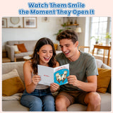 Funny Otter Dancing Birthday Card - "We're Otterly in Love" | Musical Pop-Up Card with Sound & LED Light | Cute Animal Valentine's Day or Anniversary Gift for Couples