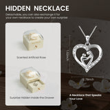 Rose Soup Gift Box with Silver Ring, Gift For Her (White)