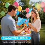 Funny Birthday pop-up Card for Pet Lovers – Cat & Dog Celebration Greeting Card with Humorous Treats First, Chaos Later Design – Perfect for Animal Enthusiasts and Pet Owners