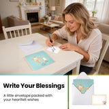 Baptism Card with Light & Music – Jesus Christening Greeting Card, Religious Keepsake Gift for Baby Boy or Girl,Man or Woman