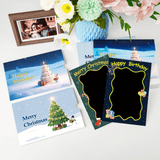 Christmas Thermochromic greeting card, Gift for Family