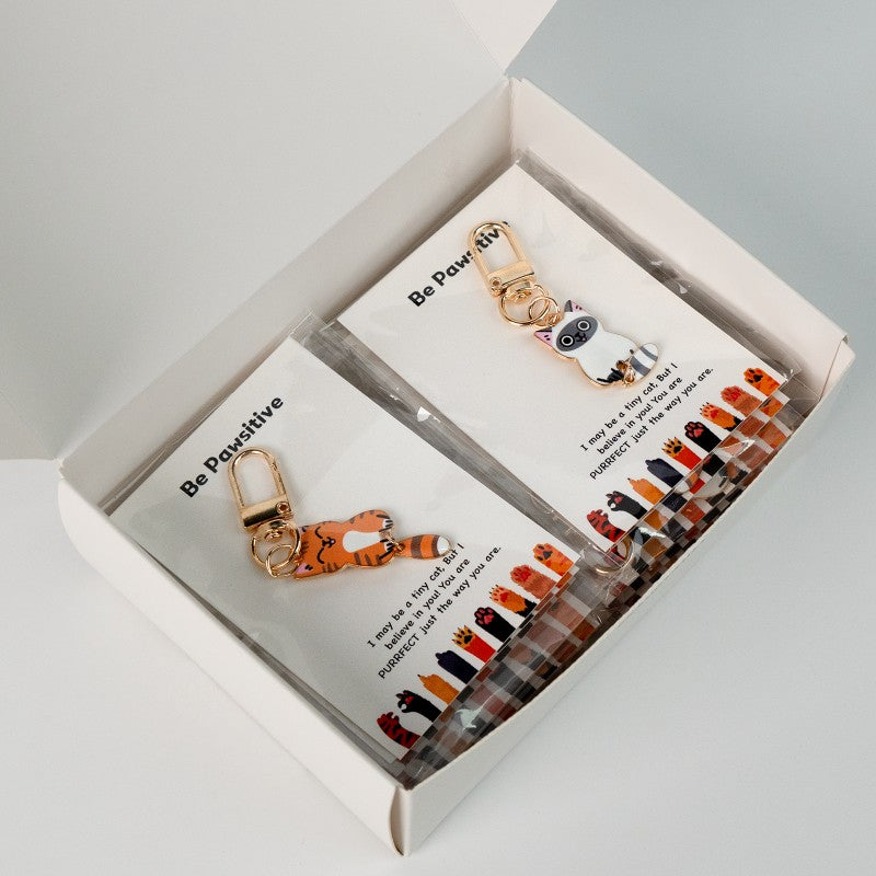 Cute Little Cat Hook, Pocket Hug Set, 18 Pieces for 1 Set