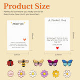 Charming Nature-Themed Pocket Hug | Bee, Butterfly & Daisy Encouragement Charm