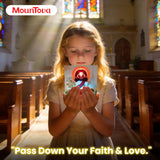 Baptism Card with Light & Music – Jesus Christening Greeting Card, Religious Keepsake Gift for Baby Boy or Girl,Man or Woman