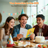 Musical Birthday Card That Plays the Happy Birthday Song with Sound & Motion – Cute Pop-Up Turtle Birthday Card, Funny&Animated Happy Birthday Gift for Kids, Women & Men