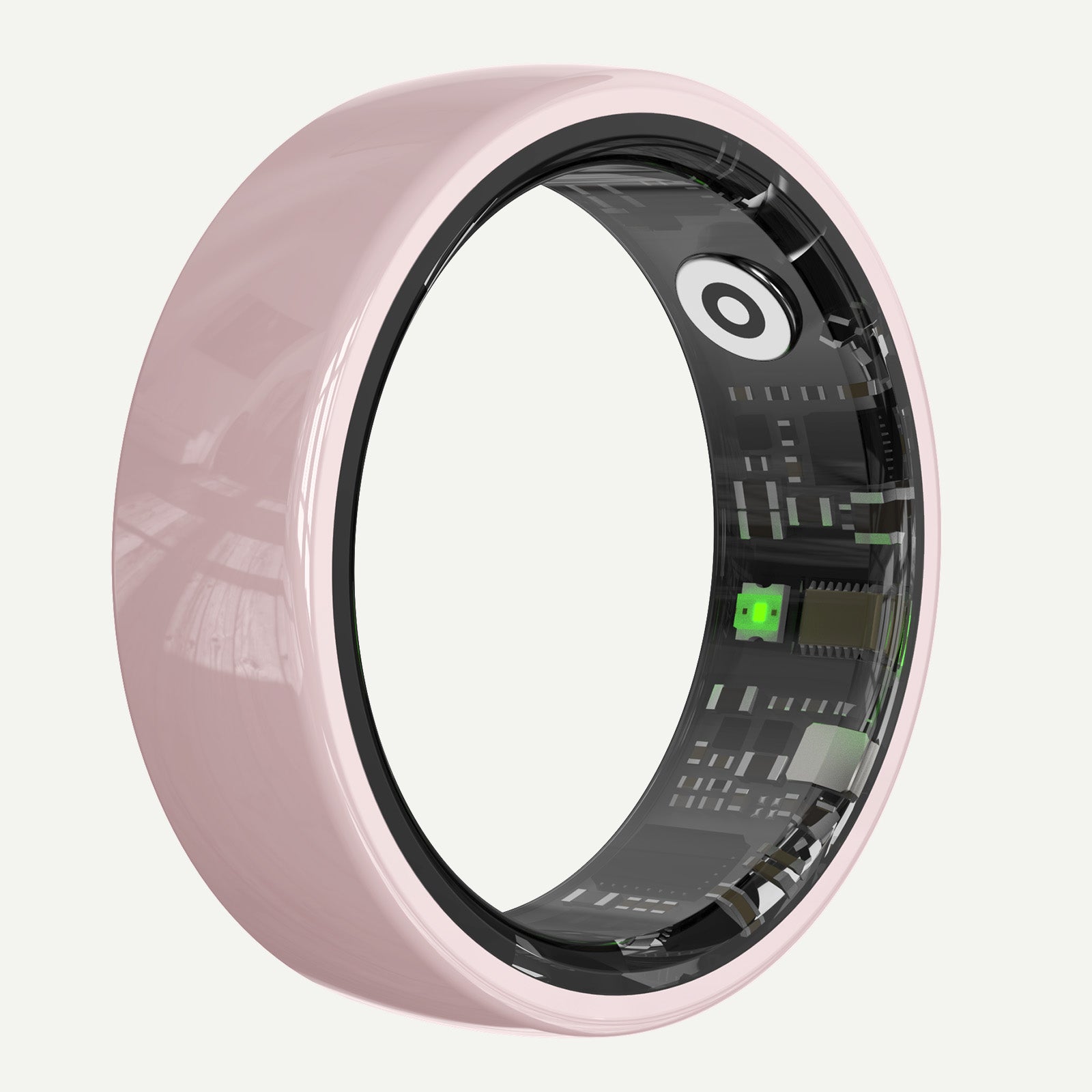 Smart Health Ring - Heart Rate Blood Oxygen Sleep Monitor, Couple Interactive 5ATM Waterproof Fitness Tracker Ring