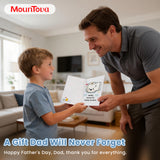 Funny Father's Day card – shaped like toilet paper, it shakes and sings when opened, a hilarious prank gift for Dad, perfect for Father's Day, birthdays, or any occasion where you want to make him happy