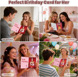 Tutu Cute Chicken Ballerina Birthday Card – Funny & Whimsical Birthday Greeting Card with Ballet Rooster Design – Perfect for Kids, Teens & Adults – Includes Envelope