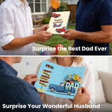 Musical Birthday Card for Dad - Moving & Shaking Truck Card, Funny Gift for Father, Husband, Stepdad, Perfect for Birthday & Father’s Day