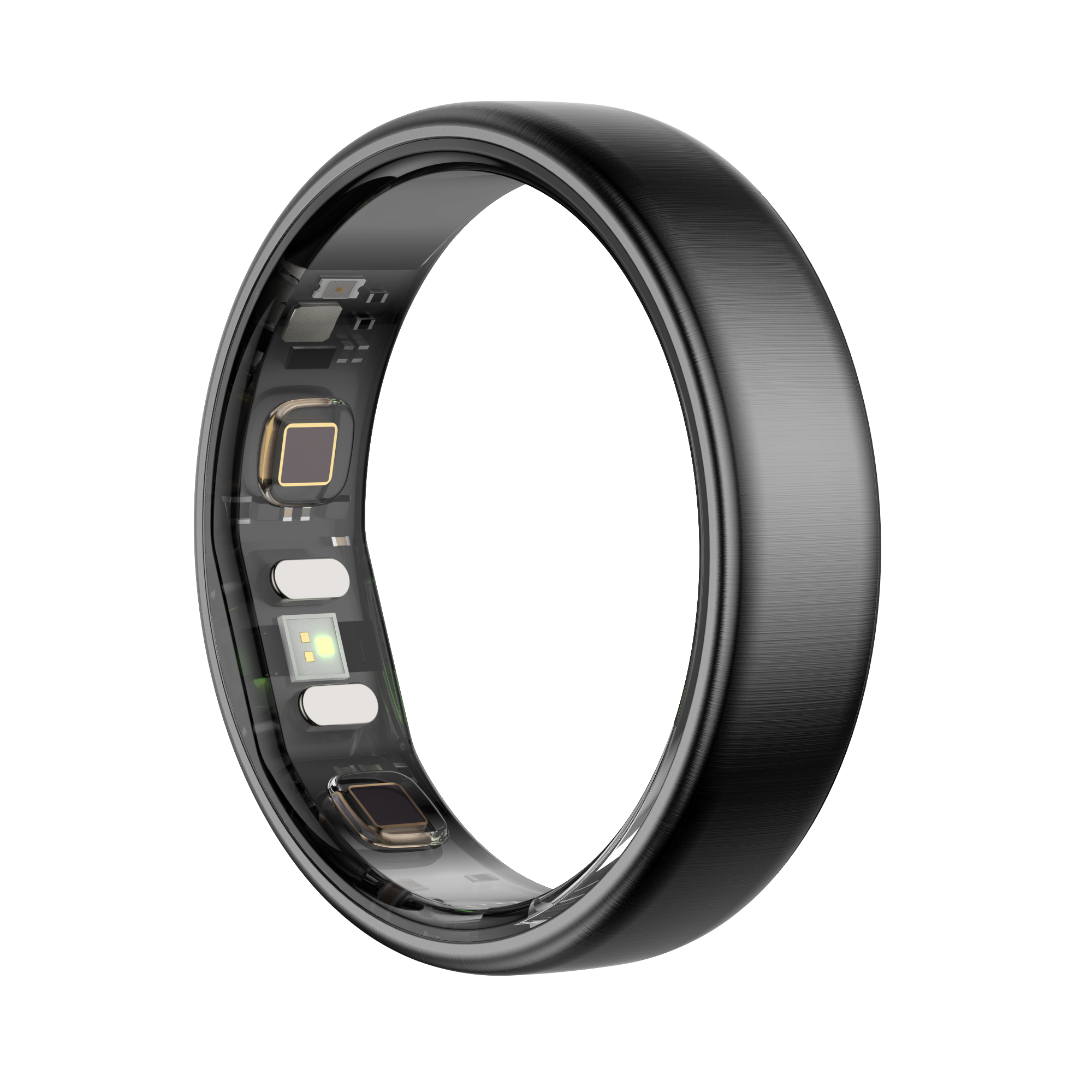 Mountova TR5 Smart Ring – Health & Sleep Tracker with Heart Rate, Blood Oxygen Monitoring, IP68 Waterproof, Wireless Charging Case