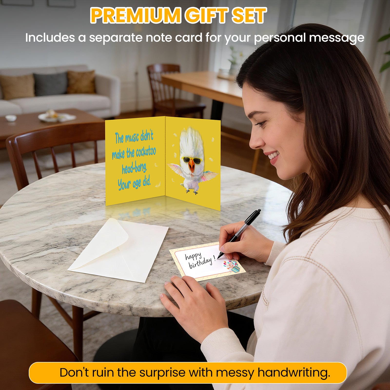 Funny Musical Birthday Card with Singing & Head-Banging Parrot, Sound & Shaking Pop Up Birthday Card for Men Women Kids, Happy Birthday Gift for Friends, Family, Coworkers