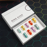 Smart Ring Sizing Kit - Size Before You Buy, 9 Sizes 6-14, Accurate Fit Tester