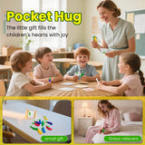 "Be Positive" Pea Pod Fidget Keychain, Pocket Hug | Anxiety & Stress Relief Toy