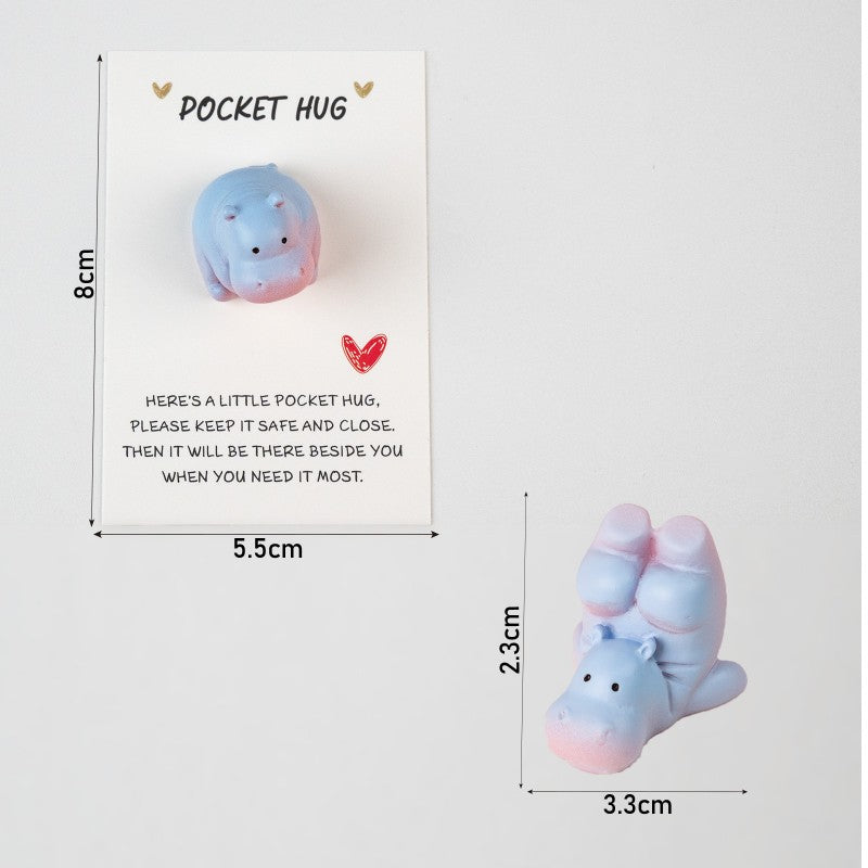 Happy Hippo Pocket Hug Set, 10 Pieces for a Set