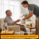 Musical Birthday Card for Dad - Moving & Shaking Truck Card, Funny Gift for Father, Husband, Stepdad, Perfect for Birthday & Father’s Day