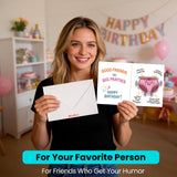 Funny Musical Birthday Card for Best Friend - Shaking Underwear Pop Up Card, Hilarious Gag Gift for BFF, Bestie, Work Friend