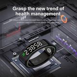 Father’s Day R11C Smart Ring for Dad Track Heart Rate Sleep Health Fitness Tracker Period Reminder Camera Control Perfect Gift for Dad Husband