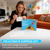 Funny Birthday pop-up Card for Pet Lovers – Cat & Dog Celebration Greeting Card with Humorous Treats First, Chaos Later Design – Perfect for Animal Enthusiasts and Pet Owners