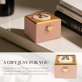 Automatic Flip Gift Box, Rose Box with Love Necklace, Gift for Her