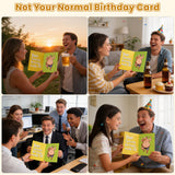 Funny pop-up Beer-Themed Birthday Cards - "Beer Day Instead of Birthday," fun and shaking cards, a hilarious gift for beer lovers, husbands, fathers, or friends