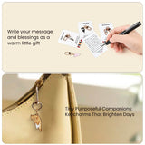 "Be Pawsitive" Cat Pocket Hug | Adorable Encouragement Keychain Charm